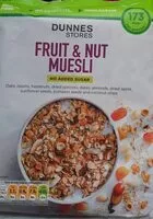 Mängden socker i Fruit & Nut Muesli