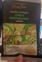 Mängden socker i lime and peppercorn crisps