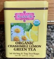 Mängden socker i Organic chamomile lemon green tea