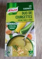Mängden socker i Duo de courgettes chèvre frais et miel
