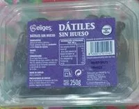 Mängden socker i Dátiles