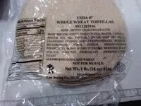 Mängden socker i 8" Whole Wheat Tortillas