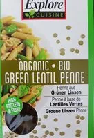 Mängden socker i green lentil penne