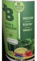 Mängden socker i Citrus Greens & Superfoods Esentials Dietary Supplement
