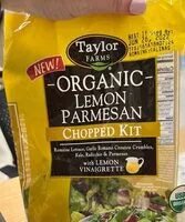 Mängden socker i Organic lemon Parmesan chopped kit