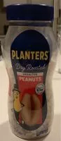 Mängden socker i Planters Dry Roasted Unsalted Peanuts
