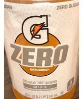 Mängden socker i G Zero, Orange