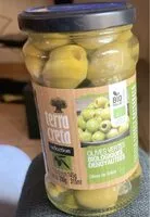 Mängden socker i Olives vertes bio denoyautees