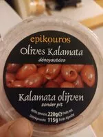 Mängden socker i Olives noires Kalamata
