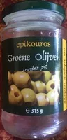 Mängden socker i Olives vertes dénoyautées