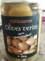 Mängden socker i Olives vertes aux amandes