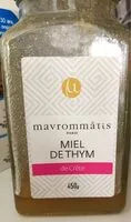 Mängden socker i Miel de thym mavrommátis