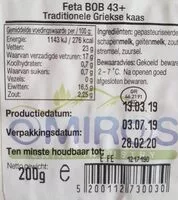 Mängden socker i Feta Sous Vide