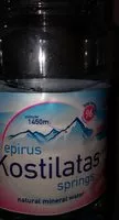 Mängden socker i Kostilatas Springs Natural Mineral Water