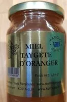 Mängden socker i Miel TAYGETE  d'oranger