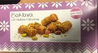 Mängden socker i Baklava with hellenic pistachios
