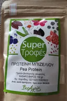 Mängden socker i Βιολογική πρωτεΐνη μπιζελιού