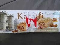 Mängden socker i Kataifi with honey & almonds