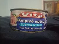 Mängden socker i pork meat in own juice