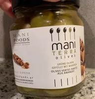Mängden socker i Olives vertes farcies aux amandes