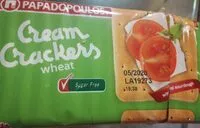 Mängden socker i Cream Crackers wheat sugar free