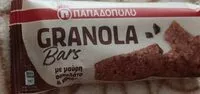 Mängden socker i Παπαδοπούλου Granola Bars