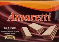 Mängden socker i Gaufrettes au chocolat Amaretti