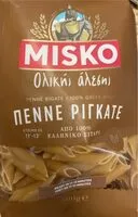 Mängden socker i Penne rigate