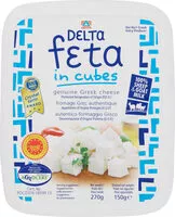 Mängden socker i Feta in cubes d o p