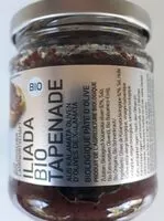 Mängden socker i Iliada bio tapenade