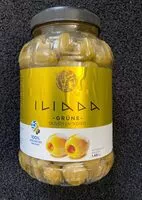 Mängden socker i grpne Oliven Entkernt