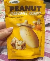 Mängden socker i Peanut caramel cubes
