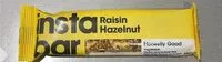 Mängden socker i INSTA BAR RAISIN HAZELNUT