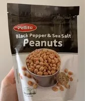 Mängden socker i Black Pepper & Sea Salt Peanuts