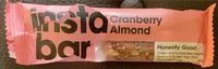 Mängden socker i Insta Bar Cranberry Almond