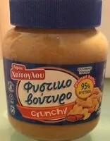Mängden socker i Crunchy peanut butter