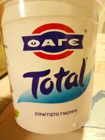 Mängden socker i Total strained yoghourt 10%