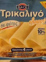 Mängden socker i τρικαλινό