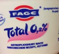 Mängden socker i Total Griechischer Joghurt 0, 2%, Natur