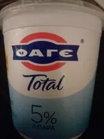 Mängden socker i ΦΑΓΕ TOTAL 5%