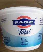 Mängden socker i Fage total 5%