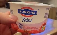 Mängden socker i FAGE Total 0% Frambozen en Granaatappel