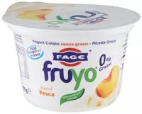 Mängden socker i Yogurt colato magro con pezzi di pesca