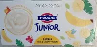 Mängden socker i Fage Junior Banan yoghurt