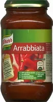 Mängden socker i Salsa arrabbiata "Knorr"