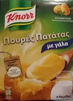 Mängden socker i Purée Pommes de terre au lait