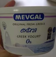 Mängden socker i Mevgal greek yogurt 0 grassi