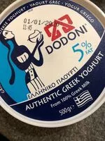 Mängden socker i Dodoni yogurth greco