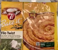 Mängden socker i Filo Twist with Spinach