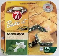 Mängden socker i Bake it Spanakoptia